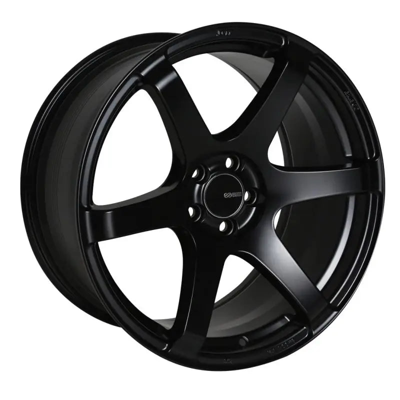 Enkei 485-885-8045BK Enkei T6S 18x8.5 45mm Offset 5x100 Bolt Pattern 72.6 Bore Matte Black Wheel