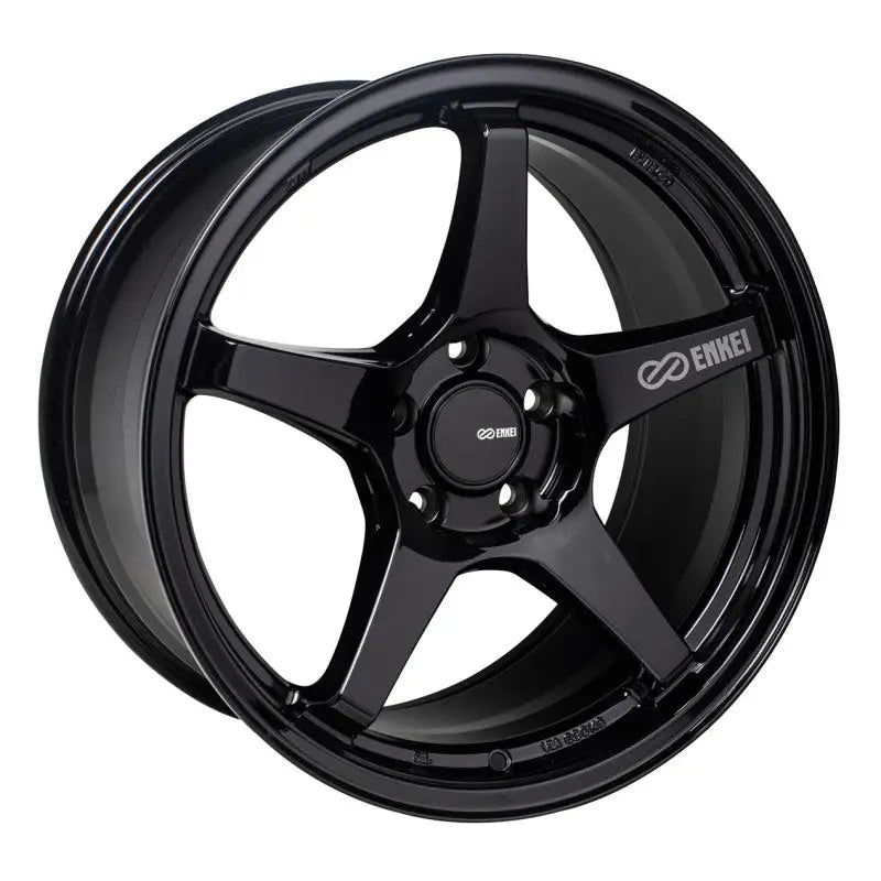 Enkei 521-880-6540BK Enkei TS-5 18x8 5x114.3 40mm Offset 72.6mm Bore Gloss Black