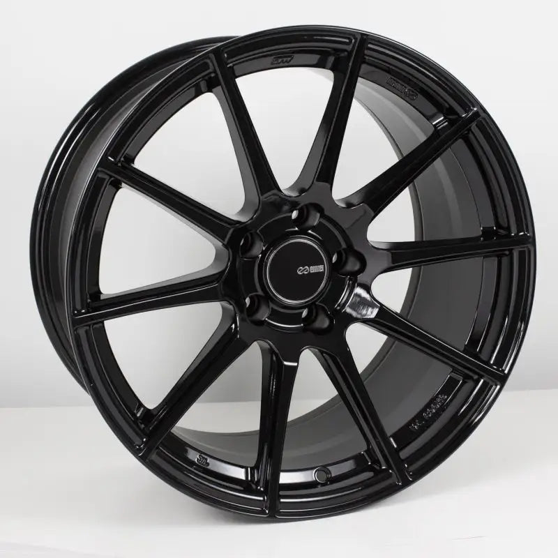 Enkei TS10 18x8 5x112 45mm Offset 72.6mm Bore Black Wheel - Truck & Automotive