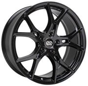 Enkei Enkei Vulcan 17X7.5 38mm Offset 5x114.3 Bolt 72.6mm Bore Gloss Black Wheel