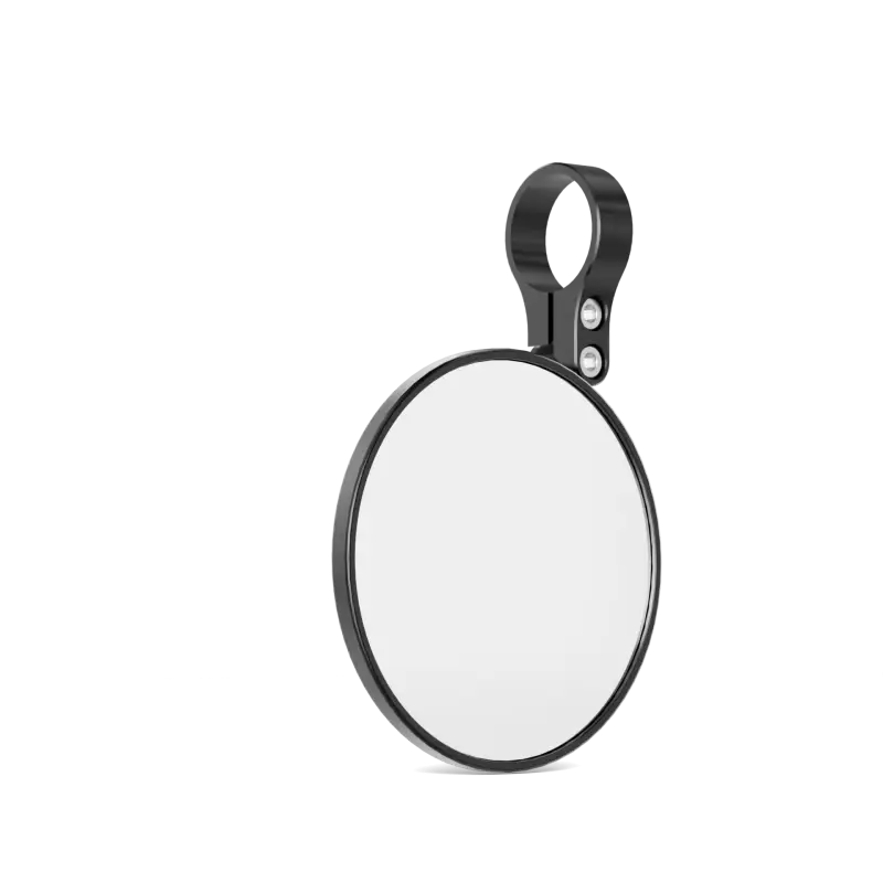 HIGHSIDER Enterprise Ep1 Bar End Mirror Each Black/Red for Powersports