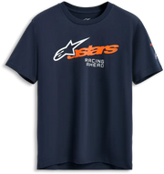 Entitled Ss Csf Tee Navy Md - ALPINESTARS