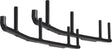 Black metal snowmobile ski runners with threaded studs on epi3-1300 carbide extender Polaris