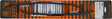 Black rubber windshield wiper blades with silver mounting hardware for epi3-7125 Carbide Polaris round bar runners