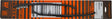 EPI3-9125 carbide Polaris round bar runners with black plastic strips and nuts