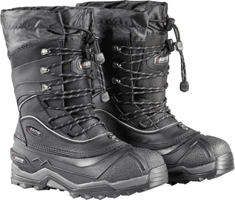 Black waterproof snow monster boots with laces from EPIC-M010-BK1-13 Snow Monster Boots