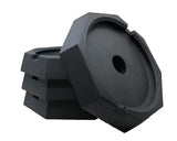 Stack of black weight plates for EQ0SP4 Snappad Snappad EQ Round 4 Pack