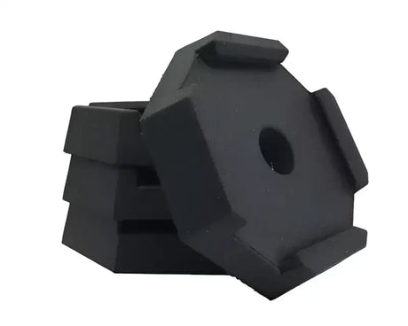 EQ7SP4 Snappad Snappad Eq Compact - 4 Pack providing stability and support for various equipment on different surfaces.