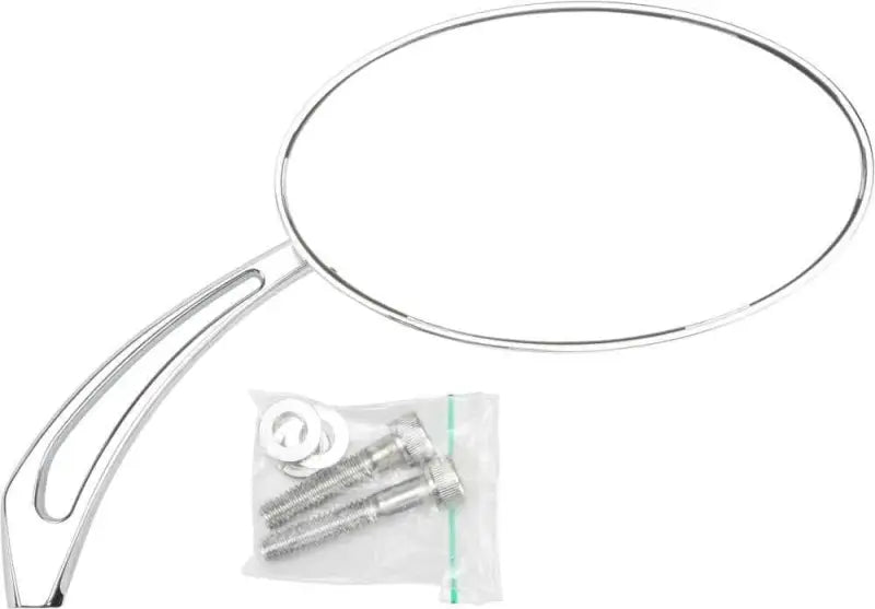 ES-211+A10 Oval Arrow Mirror Chrome