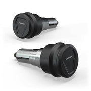 HIGHSIDER Esagano Ls Bar Ends Pair Black for Powersports