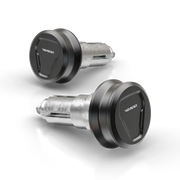 HIGHSIDER Esagano Xs Bar Ends Pair Black for Powersports