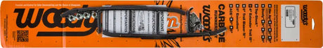 Orange blister pack with ESD3-9255 carbide ski doo earbud headphones and volume control