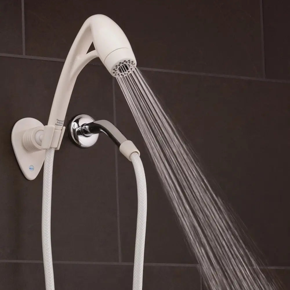 ETL Limited Lifetime Warranty Shower Head 25788 - White Bodyspa Adventure RV 1.8