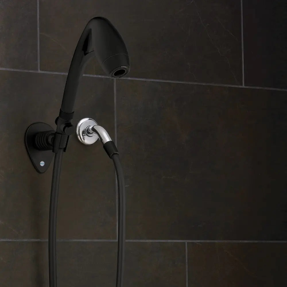 ETL Limited Lifetime Warranty Shower Head 26274 - Black Bodyspa RV Kit Mtt 1.8