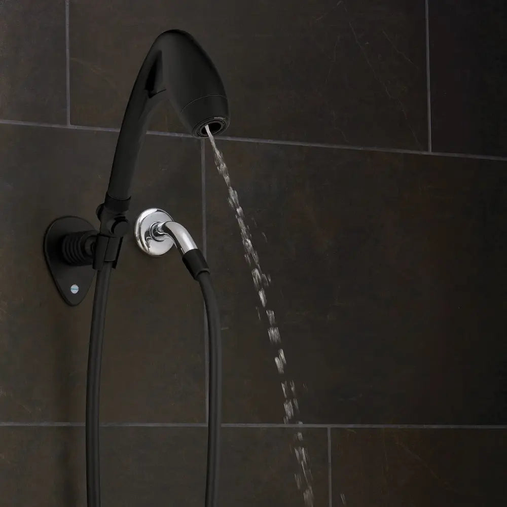 ETL Limited Lifetime Warranty Shower Head 26274 - Black Bodyspa RV Kit Mtt 1.8