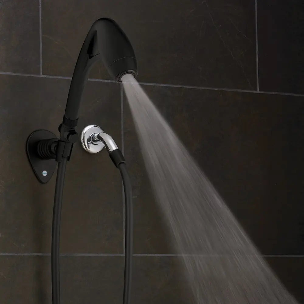 ETL Limited Lifetime Warranty Shower Head 26274 - Black Bodyspa RV Kit Mtt 1.8
