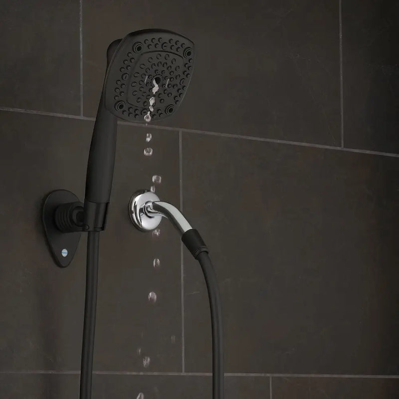 ETL Limited Lifetime Warranty Shower Head 39094 - Black Colossus RV Kit Mtt 1.8
