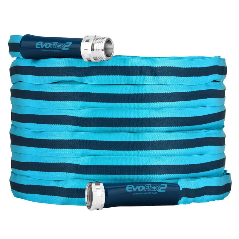 Evofle X2 50 Ft Drinking Water Hose Fabric Reinforced (E/F) - Plumbing