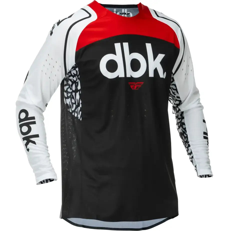 Evolution Dst Dbk Jersey Black/White/Red Md - FLY RACING