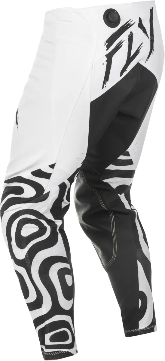 Black and white patterned Evolution DST Abyss Pants for motocross, size 28