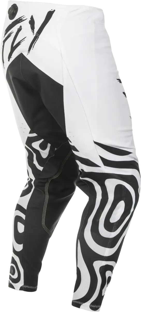 Black and white patterned Motocross pants from Evolution DST Abyss lineup
