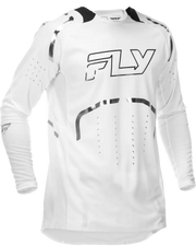Evolution Dst Le Flash Jersey White/Silver Md - FLY RACING
