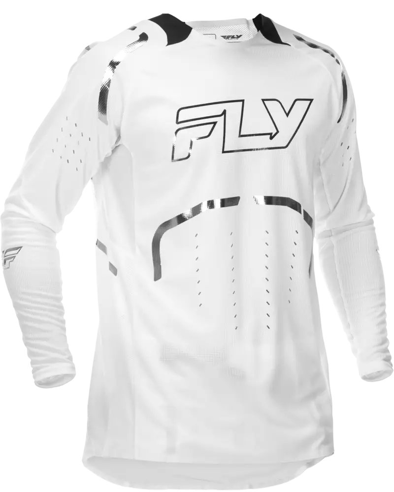 Evolution Dst Le Flash Jersey White/Silver Md - FLY RACING