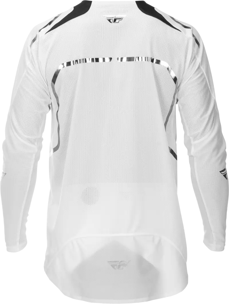Evolution Dst Le Flash Jersey White/Silver Md - FLY RACING