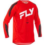 Red and gray motocross jersey from Evolution Dst, perfect for RV parts & accessories