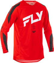 Red and gray long-sleeved motocross jersey for rv parts & accessories or truck parts enthusiasm