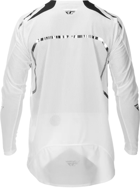 Evolution Dst Le Flash Jersey White/Silver Xl - FLY RACING