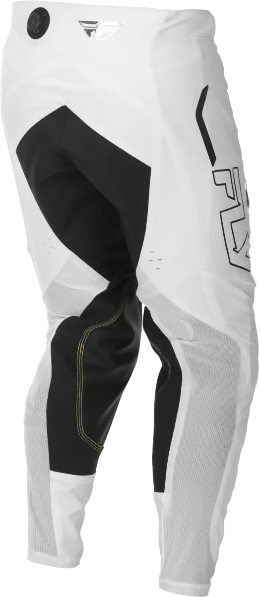 Evolution Dst Le Flash Pants White/Silver Sz 38 - FLY RACING
