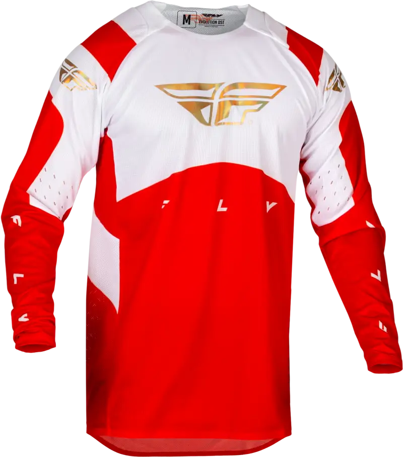 Evolution Dst Le Podium Jersey Red/Wht/Red Iridium Lg - Powersports