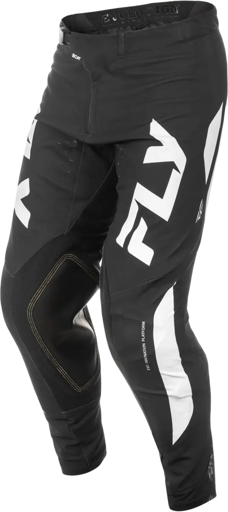 Black and white motocross pants from Evolution DST, perfect for RV parts & accessories