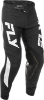 Black motocross pants with white accents from Evolution Dst Pants Black/White/Purple Sz 28