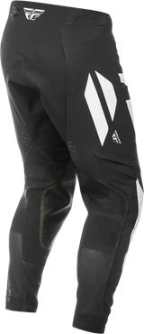 Black motocross pants with white stripe accents for RV parts & accessories or truck parts