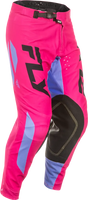 Pink and blue motocross pants from Evolution DST, perfect for RV, truck, and trailer gear