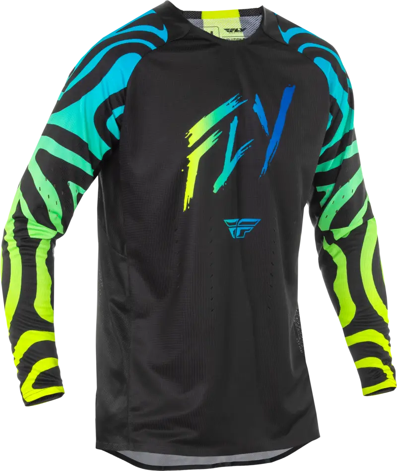 Evolution Dst Zen Jersey Black/Blue/Hi Vis Md