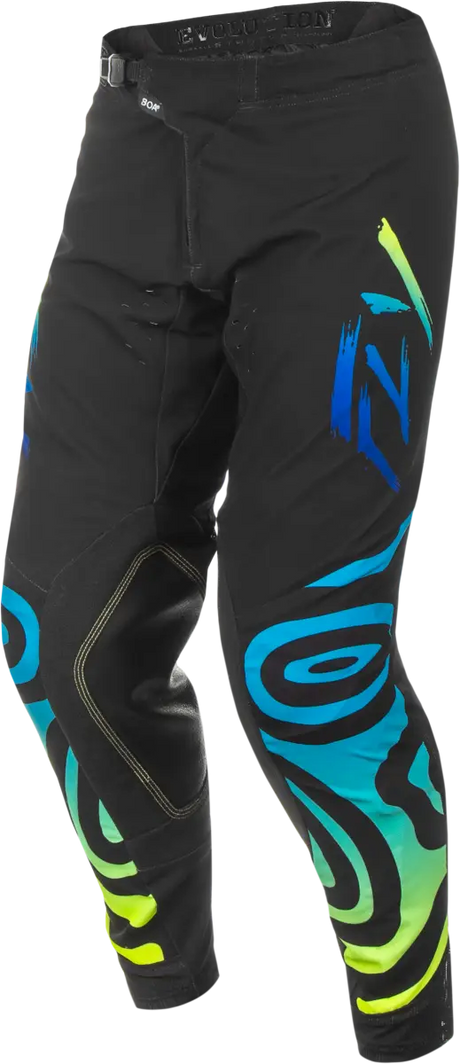 Evolution Dst Zen Pants Black/Blue/Hi Vis Sz 32
