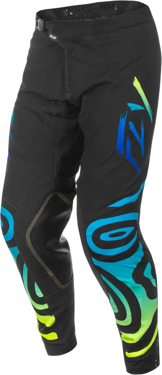 Evolution Dst Zen Pants Black/Blue/Hi Vis Sz 36