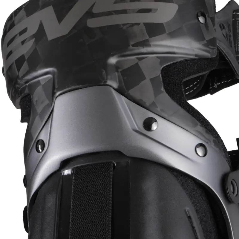 EVS Axis Pro Knee Brace Pair - Black/Grey, Small (Part Number: AXISP-GRY-SP) - EVS