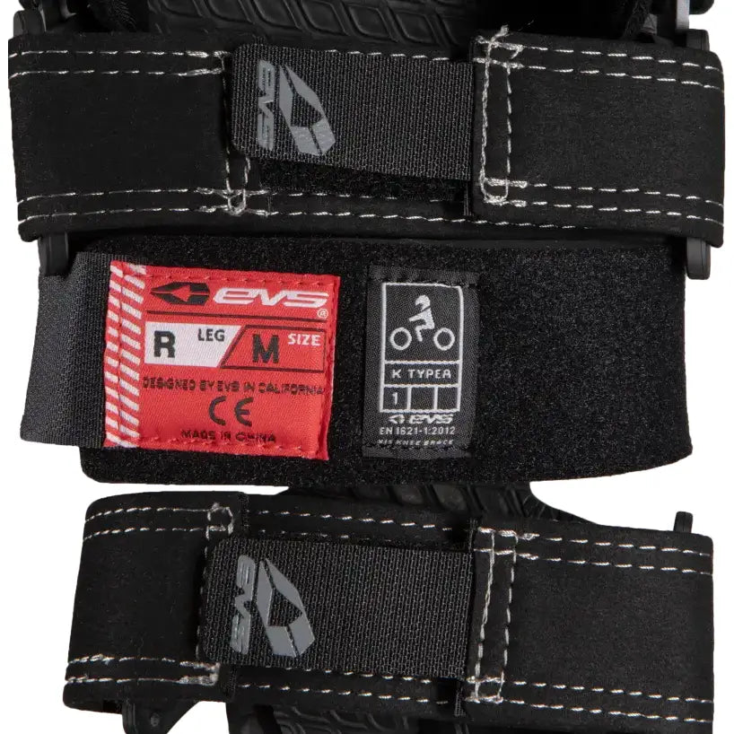 EVS Axis Pro Knee Brace Pair - Black/Grey - Medium (Part Number: AXISP-GRY-MP) - EVS