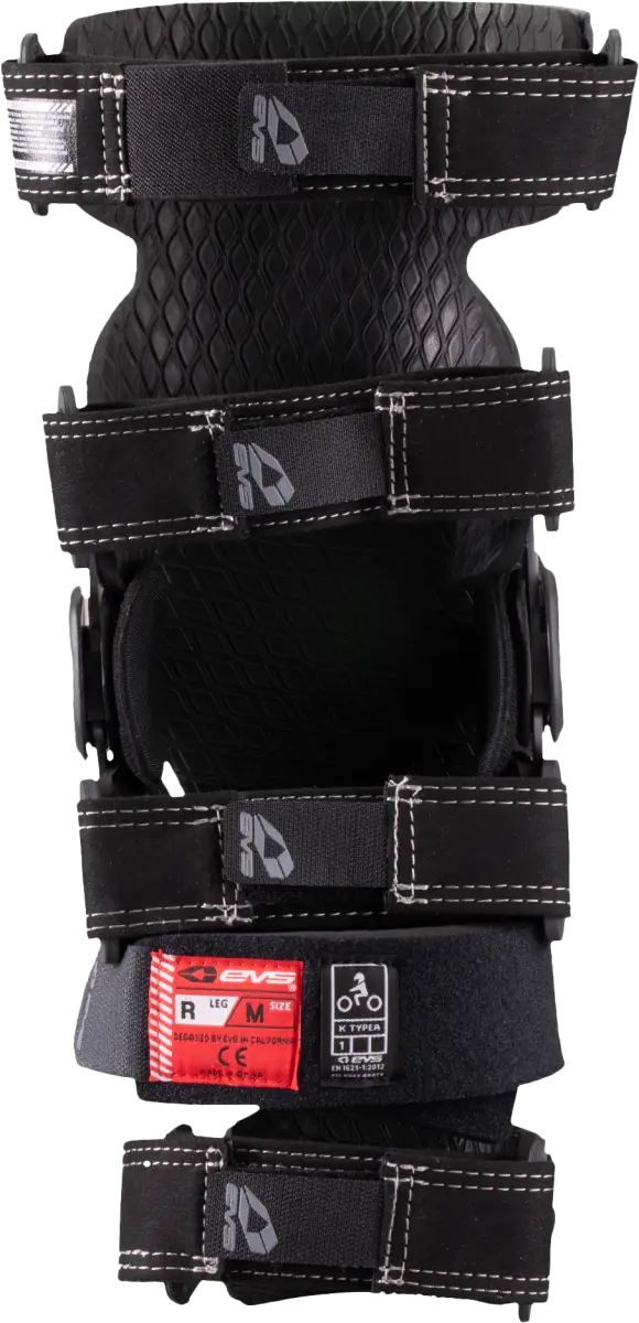 EVS Axis Pro Knee Brace Pair - Black/Grey - XL - Part Number AXISP-GRY-XP - EVS