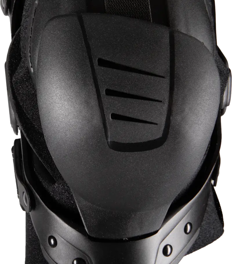 EVS Axis Sport Knee Brace Pair - Black/Black/Grey - Medium - AXISS-BK/GY-MP - EVS