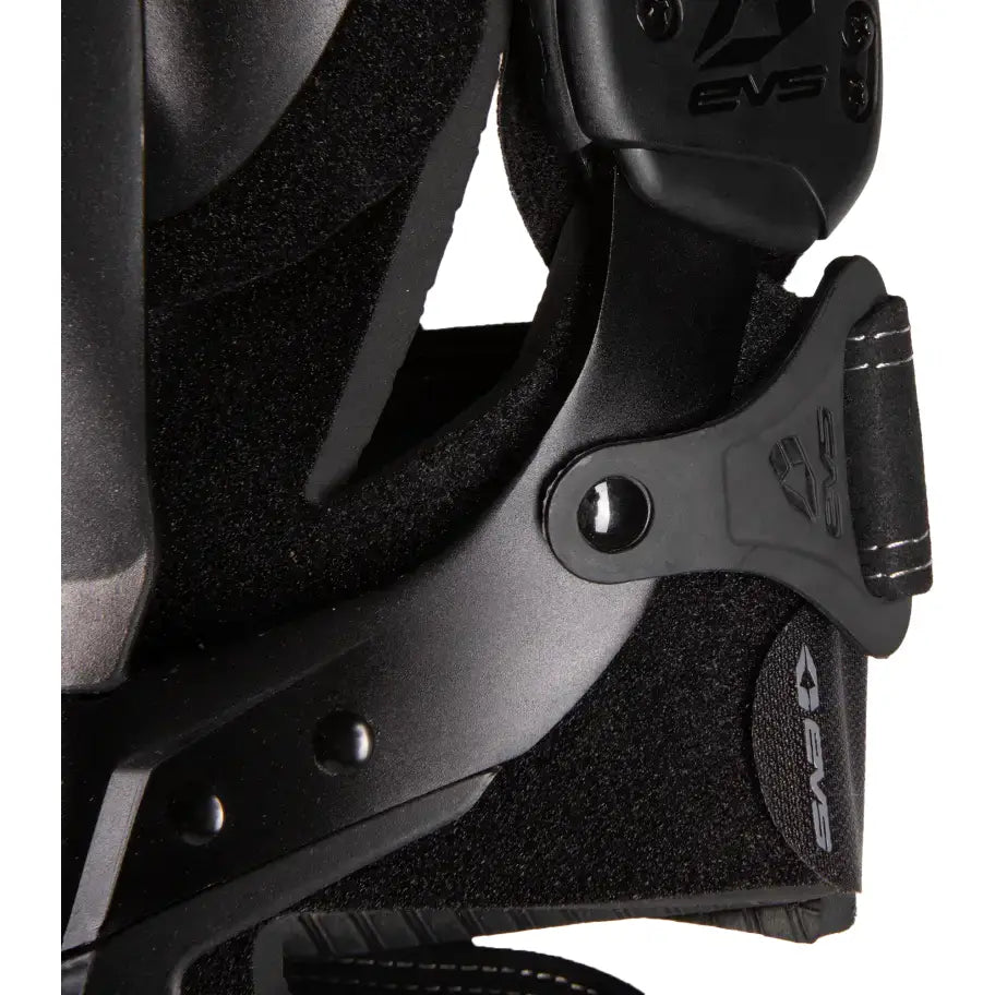 EVS Axis Sport Knee Brace Pair - Black/Black/Grey - Medium - AXISS-BK/GY-MP - EVS
