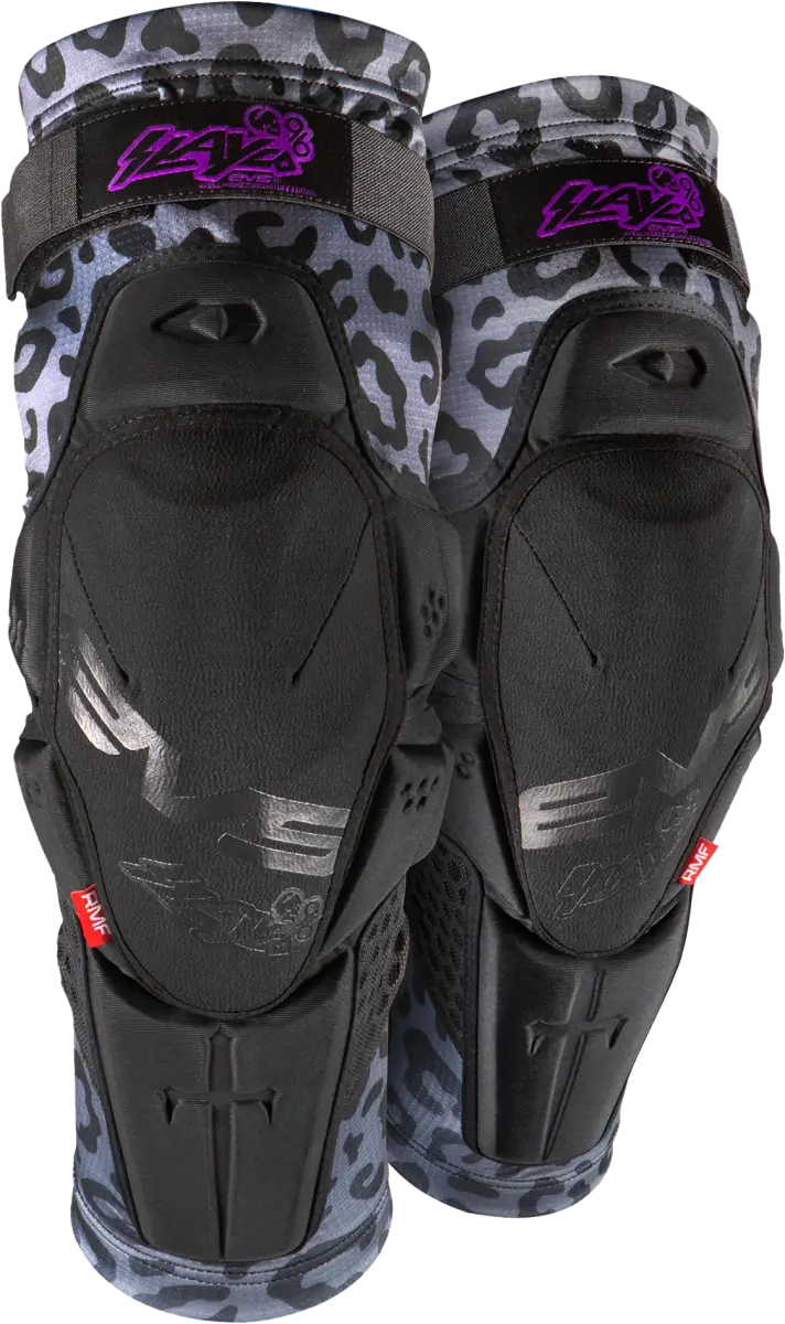 EVS Slayco96 Knee Guard Ghost Leopard Lg/Xl - EVS