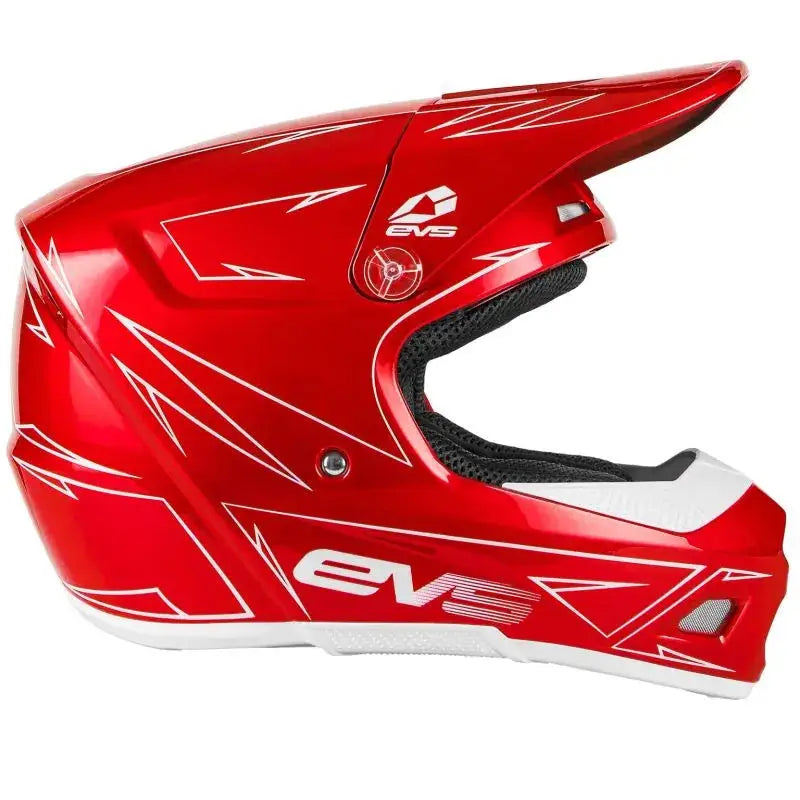 EVS T3 Pinner Helmet Red Youth - Small - Safety