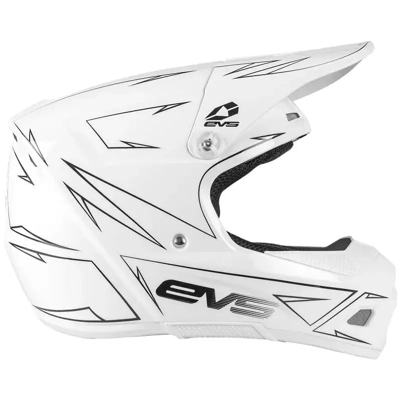 EVS T3 Pinner Helmet White Youth - Small - Safety