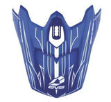 EVS T3 Pinner Visor - Blue/White - EVS