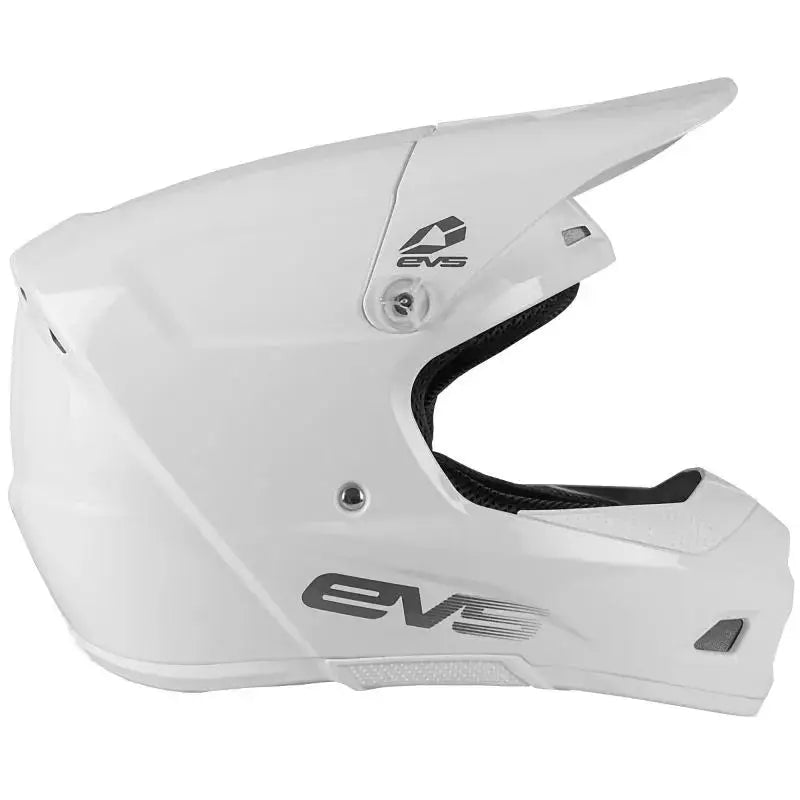 EVS T3 Solid Helmet White Youth - Medium - Safety